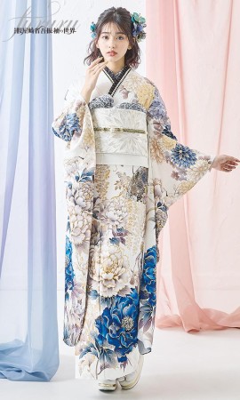 假屋崎×純白に大輪の花