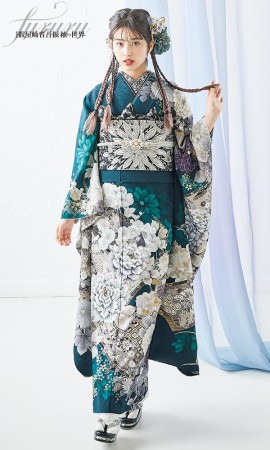 假屋崎×花緑青の牡丹の舞