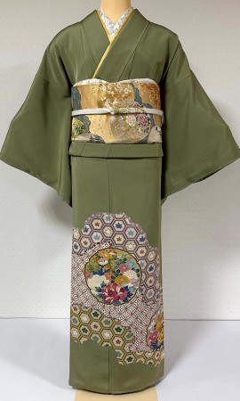 本加賀友禅 色留袖
